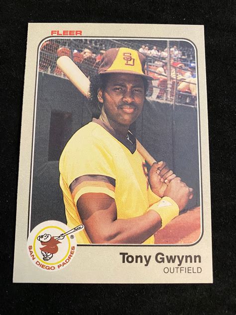 co) With just 1,134 PSA graded examples without the 8 grades and without the 140 Q. . 1983 fleer tony gwynn